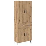 Highboard 2 pcs Artisan Oak 69.5 x 34 x 180 cm Engineered Wood 3415977