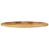 Table Top 90x40x3.8 cm Oval Solid Wood Mango 370829