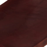Folding Relaxing Chair Dark Brown Real Leather 356375