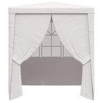 Professional Party Tent with Side Walls 2x2 m White 90 g/m 48516