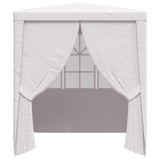 Professional Party Tent with Side Walls 2x2 m White 90 g/m 48516