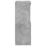 Sideboard with LED Lights Concrete Grey 41x37x100 cm 836689