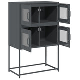 ZNTS Highboard Anthracite 68x39x107 cm Steel 853346