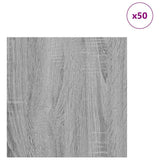 Decor Panels 50 pcs Grey Sonoma 30 x 30 x 0.27 cm 885626