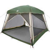 Family Tent Cabin 6-Person Green Waterproof 4009566