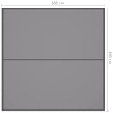 Outdoor Tarp 4x4 m Grey 93063