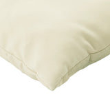 Sofa Cushions 4 pcs Cream 60x60 cm Fabric 360405