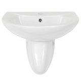 Basin White 52 x 45 x 49 cm Glazed Ceramic 143007