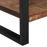 End Table Multicolour 40 x 40 x 80 cm Solid Reclaim Wood 4015988