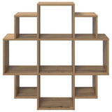 Wall Shelf Artisan Oak 90 x 25 x 90 cm Engineered Wood 8012179