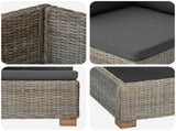 5 pcs Rattan Lounge Set with Cushions GENDT Natural Rattan 3429847