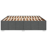 Bed Frame without Mattress Dark Grey Super King Fabric 3284871