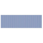 Retractable Awning Manual Blue and White 400 x 200 cm Fabric 3329777