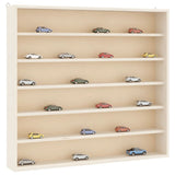 Wooden Collector's Display Case with 6 Shelves 60x8.5x55cm 4017382