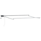 Manual Retractable Awning with LEDs Yellow and White 3 x 2 m 3419191