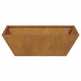 Garden Planter 5 pcs Rusty 50 x 50 x 15 cm Weathering Steel 873837