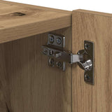 TV Wall Cabinet with LED 2 pcs Artisan Oak 80 x 35 x 31 cm 863107
