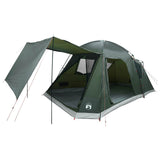 Cabin Tent with Roof Army green 8-Person Polyester and Steel 42028578