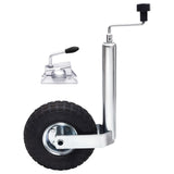 Jockey Wheel for Trailer with Split Clamp 48 mm Galvanised Steel 152240