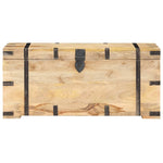 ZNTS Chest 90x40x40 cm Solid Mango Wood 289634