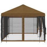 6 x 3 m Taupe Polyester and Steel 190 3375999