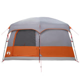 Family Tent Grey and Orange 380 x 260 x 190 cm Polyester 42028495