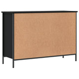 Shoe Cabinet Black 100x35x70 cm Engineered Wood 831843