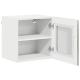 Wall Glass Cabinet LUCCA 2 pcs Concrete Grey 40 x 31 x 40 cm 884841
