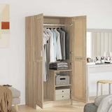 803437 Wardrobe Sonoma Oak 82,5x51,5x180 cm Engineered Wood