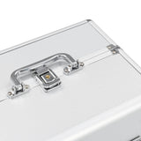 Make-up Case 22x30x21 cm Silver Aluminium 91828