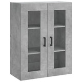 Wall Mounted Cabinet Concrete Grey 69.5x34x90 cm 828480