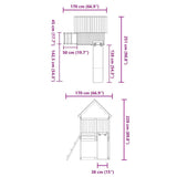 Outdoor Playset Solid Wood Pine 3155933