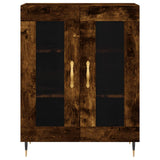 Highboard Smoked Oak 69.5x34x180 cm Engineered Wood 3198262