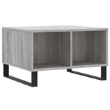 Coffee Table Grey Sonoma 60x50x36.5 cm Engineered Wood 830554