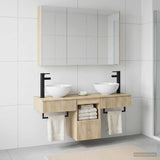 Bathroom Cabinet Set 4 pcs Sonoma Oak Engineered Wood 3406265