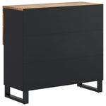 Sideboard with 2 Doors 80x33x75 cm Solid Wood Mango 352924