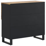 Sideboard with 2 Doors 80x33x75 cm Solid Wood Mango 352924