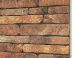 Wall Panels 10 pcs 100 x 50 cm Brown and White EPS Foam 42046094