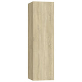 4 Piece TV Cabinet Set Sonoma Oak Engineered Wood 3078991