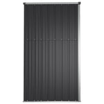 Garden Tool Shed Anthracite 161x89x161 cm Galvanised Steel 316211
