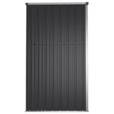 Garden Tool Shed Anthracite 161x89x161 cm Galvanised Steel 316211