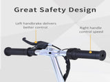 Electric Scooter for Kids, Foldable Powered Scooters for Age 7-12 with 120W Motor, Up to 10 KM/H & 8 T3398P349429