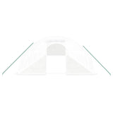 Greenhouse with Steel Frame White 56 m² 14x4x2 m 3188077