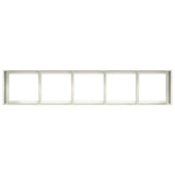 Planter White 200x40x40 cm Cold-rolled Steel 860683