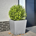 ZNTS Garden Planter 50x50x50 cm Galvanised Steel 851076