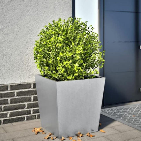 ZNTS Garden Planter 50x50x50 cm Galvanised Steel 851076