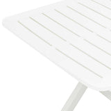 Folding Garden Table White 79x72x70 cm Plastic 48790