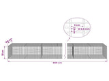 Gabion with 3.5 mm Wire and 5x2.5 cm Mesh 600x100x50 cm 3461934