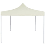 Professional Folding Party Tent 2x2 m Steel Cream 48880