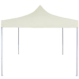 Professional Folding Party Tent 2x2 m Steel Cream 48880